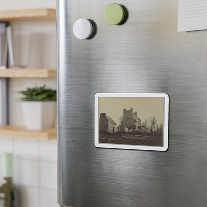 Battlefield Of Bull Run, Lewis' House (U.S. Civil War) Refrigerator Magnet-The Sticker Space