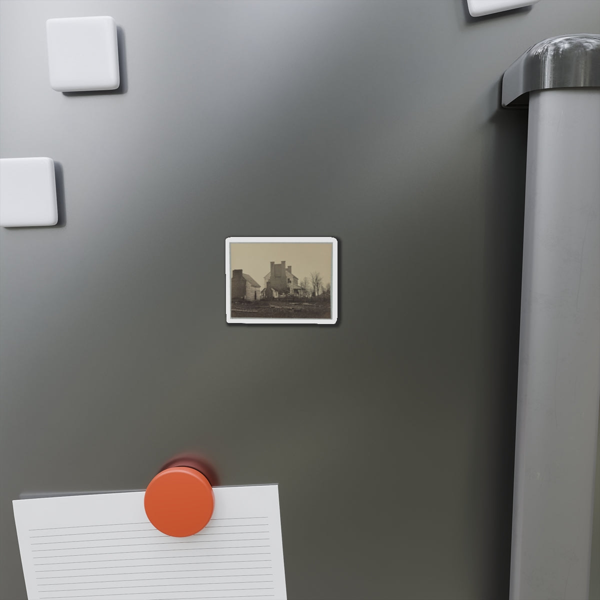 Battlefield Of Bull Run, Lewis' House (U.S. Civil War) Refrigerator Magnet-The Sticker Space