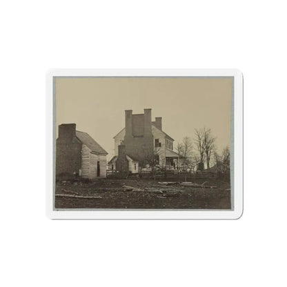Battlefield Of Bull Run, Lewis' House (U.S. Civil War) Refrigerator Magnet 4 Inch Die-Cut - The Sticker Space