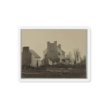 Battlefield Of Bull Run, Lewis' House (U.S. Civil War) Refrigerator Magnet 5 Inch Die-Cut - The Sticker Space