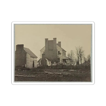 Battlefield of Bull Run, Lewis' House (U.S. Civil War) STICKER Vinyl Kiss-Cut Decal 2 Inch White - The Sticker Space