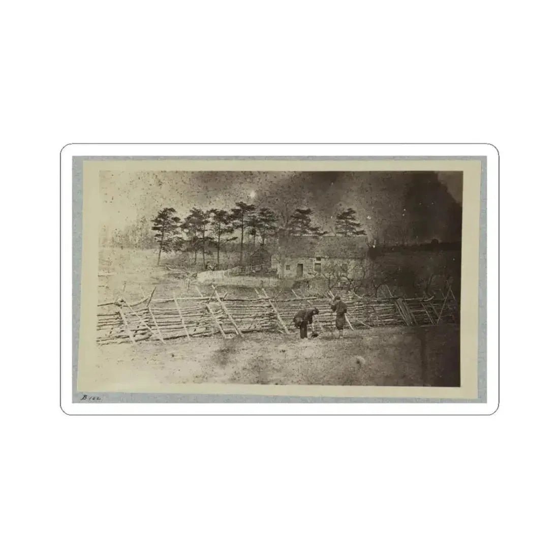Battlefield of Bull Run, Matthew's House (U.S. Civil War) STICKER Vinyl Kiss-Cut Decal 3 Inch White - The Sticker Space