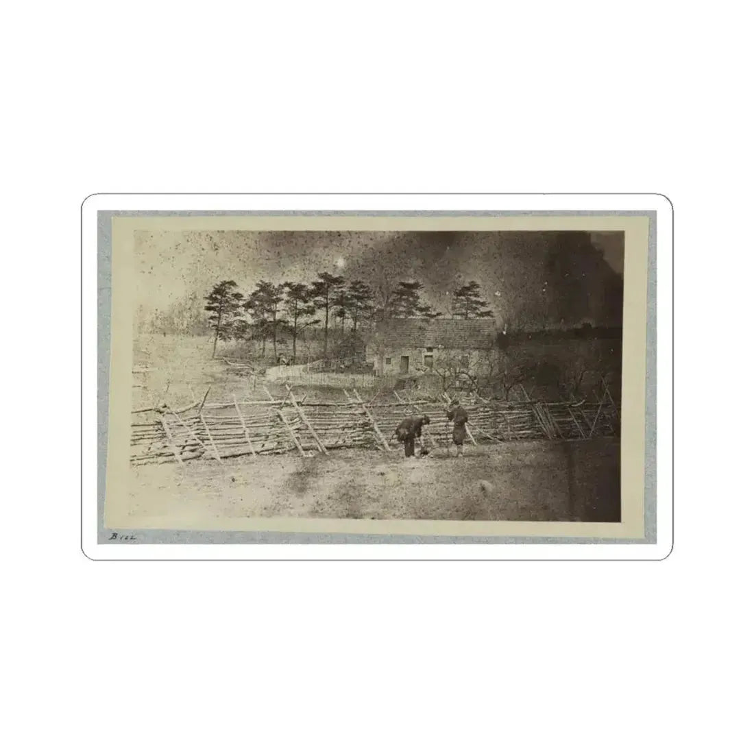 Battlefield of Bull Run, Matthew's House (U.S. Civil War) STICKER Vinyl Kiss-Cut Decal 4 Inch White - The Sticker Space