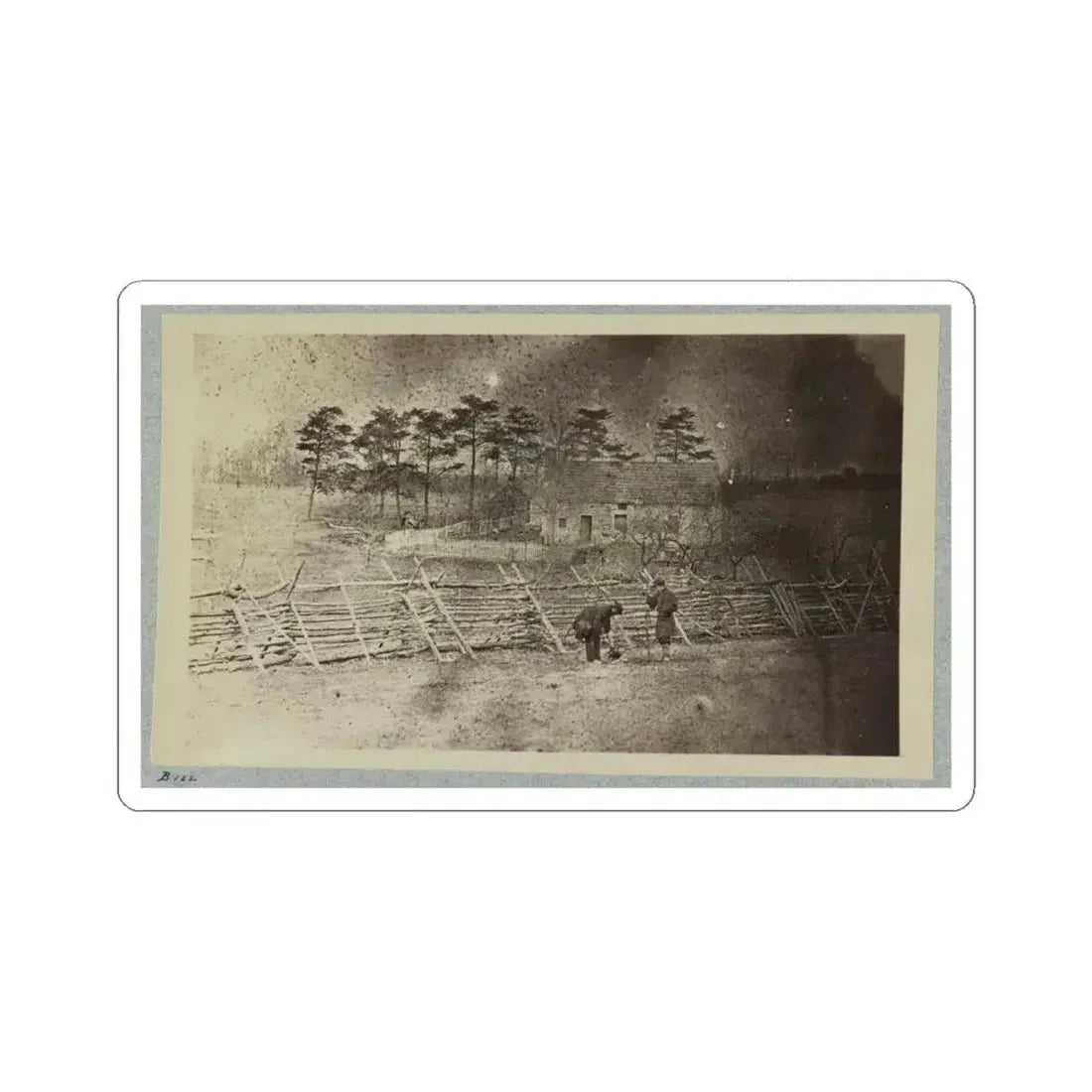 Battlefield of Bull Run, Matthew's House (U.S. Civil War) STICKER Vinyl Kiss-Cut Decal 6 Inch White - The Sticker Space