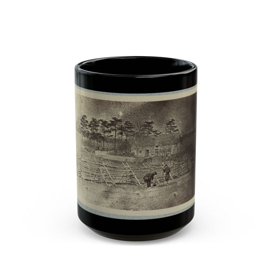 Battlefield Of Bull Run, Matthew's House (U.S. Civil War) Black Coffee Mug