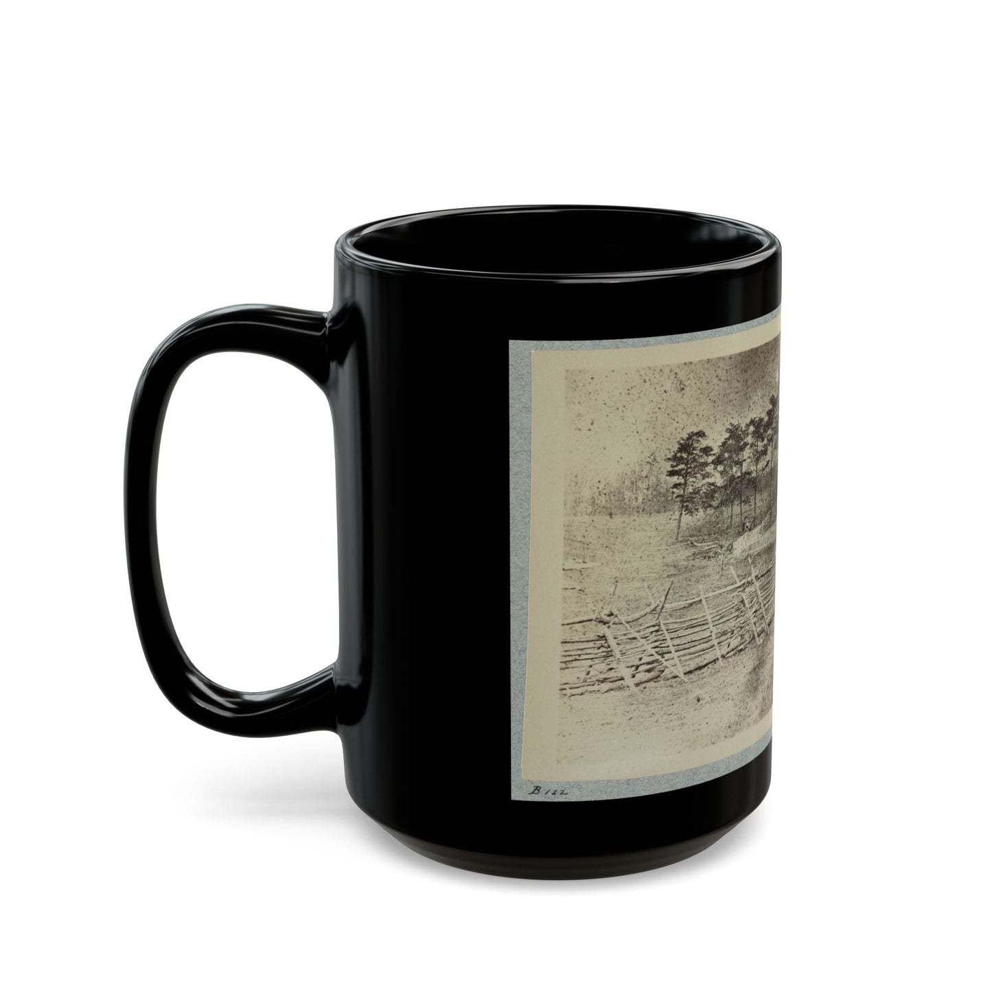 Battlefield Of Bull Run, Matthew's House (U.S. Civil War) Black Coffee Mug