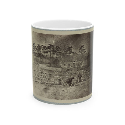 Battlefield Of Bull Run, Matthew's House (U.S. Civil War) White Coffee Mug