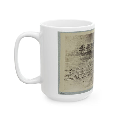 Battlefield Of Bull Run, Matthew's House (U.S. Civil War) White Coffee Mug