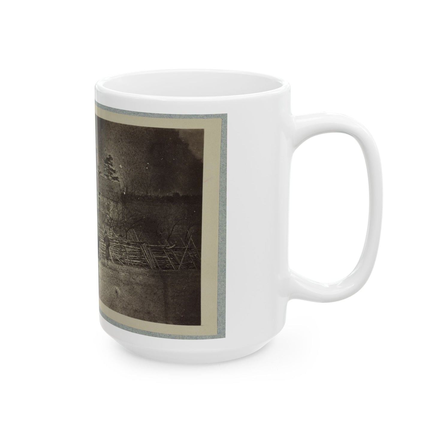 Battlefield Of Bull Run, Matthew's House (U.S. Civil War) White Coffee Mug