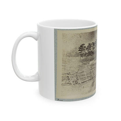 Battlefield Of Bull Run, Matthew's House (U.S. Civil War) White Coffee Mug