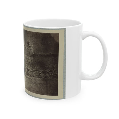 Battlefield Of Bull Run, Matthew's House (U.S. Civil War) White Coffee Mug