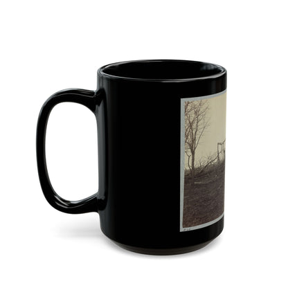 Battlefield Of Bull Run, Ruins Of Henry House (U.S. Civil War) Black Coffee Mug