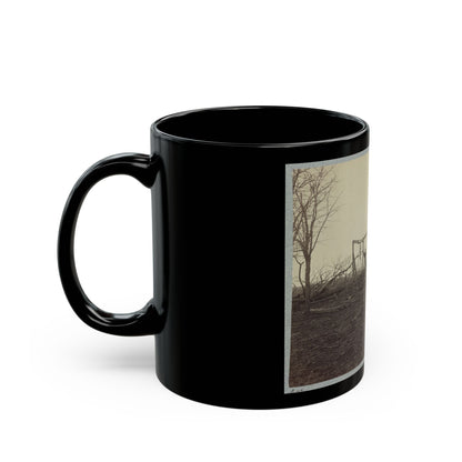 Battlefield Of Bull Run, Ruins Of Henry House (U.S. Civil War) Black Coffee Mug