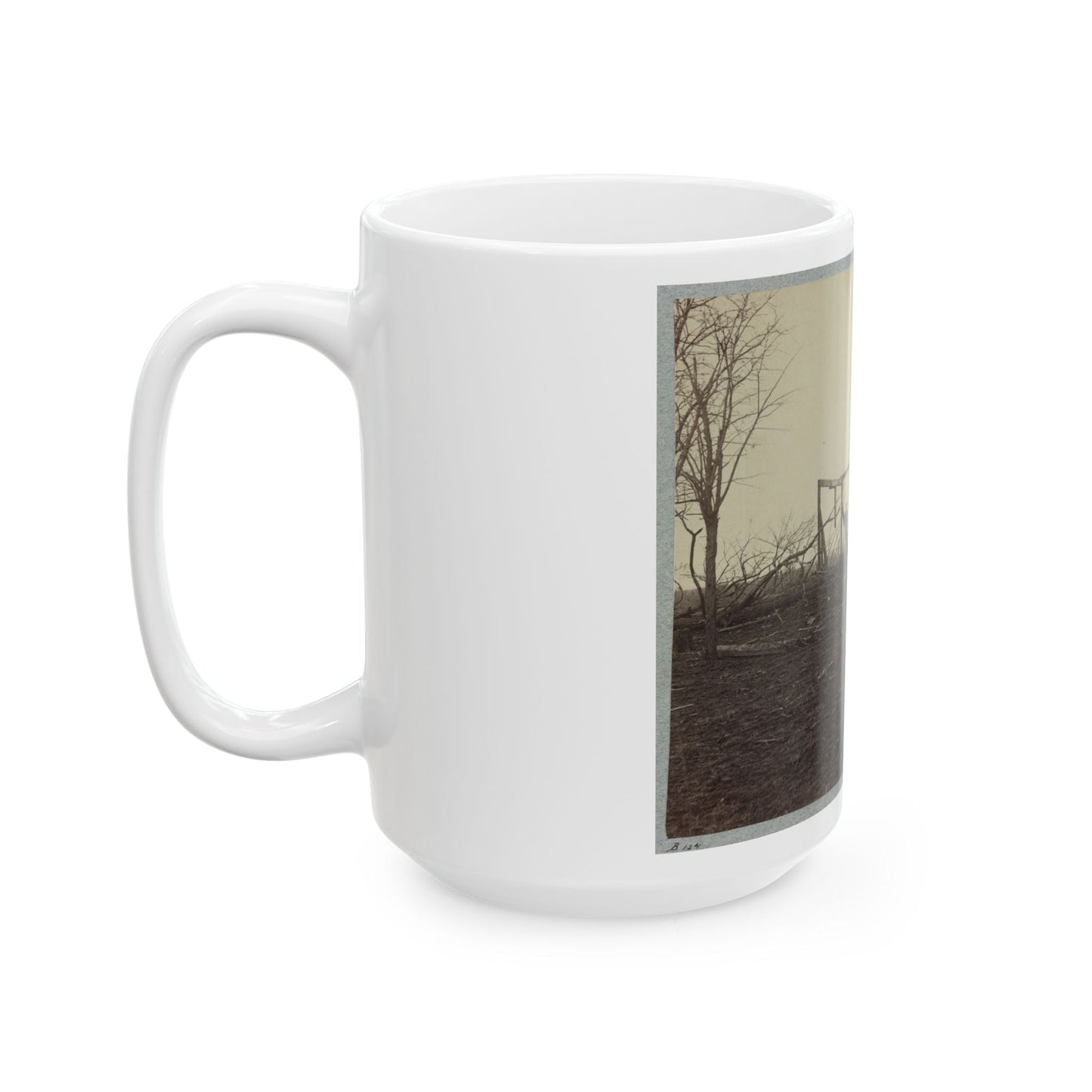 Battlefield Of Bull Run, Ruins Of Henry House (U.S. Civil War) White Coffee Mug