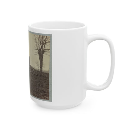 Battlefield Of Bull Run, Ruins Of Henry House (U.S. Civil War) White Coffee Mug