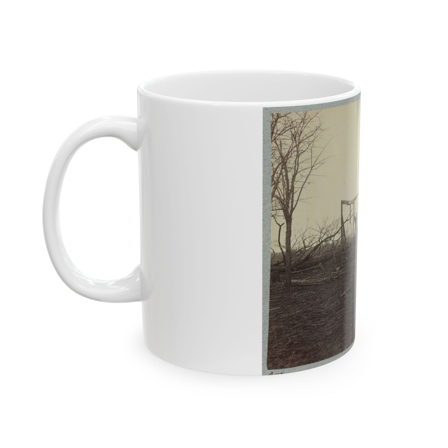 Battlefield Of Bull Run, Ruins Of Henry House (U.S. Civil War) White Coffee Mug