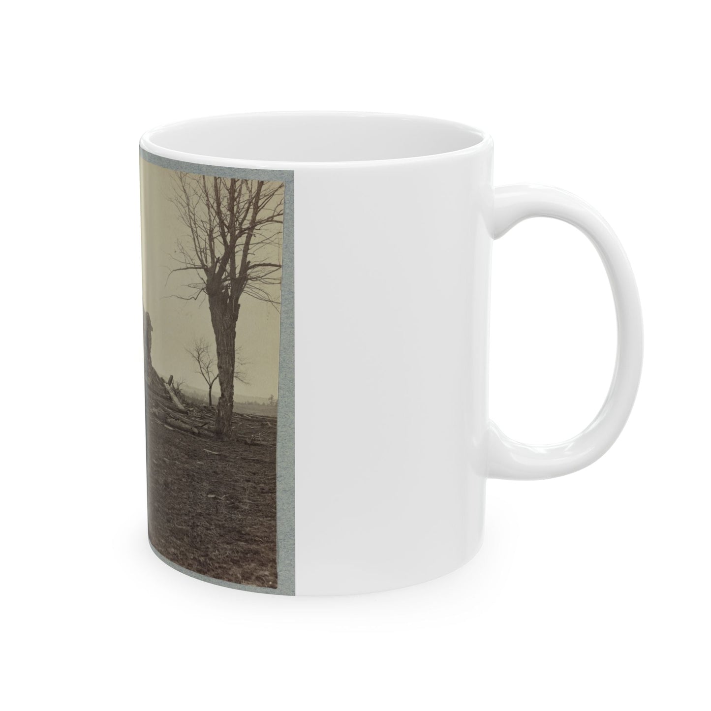 Battlefield Of Bull Run, Ruins Of Henry House (U.S. Civil War) White Coffee Mug