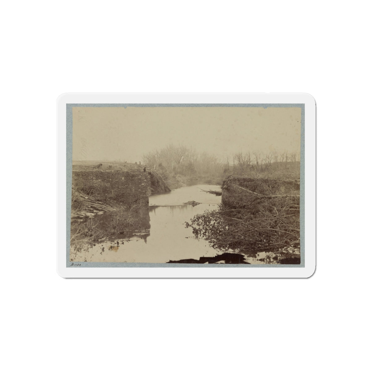 Battlefield Of Bull Run, Ruins Of The Stone Bridge 001 (U.S. Civil War) Refrigerator Magnet-6 × 6"-The Sticker Space