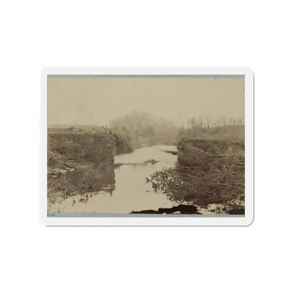 Battlefield Of Bull Run, Ruins Of The Stone Bridge 001 (U.S. Civil War) Refrigerator Magnet 2 Inch Die-Cut - The Sticker Space