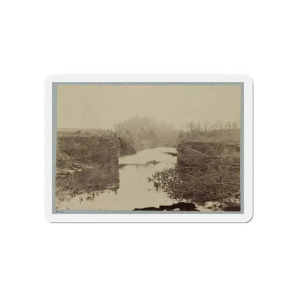 Battlefield Of Bull Run, Ruins Of The Stone Bridge 001 (U.S. Civil War) Refrigerator Magnet 5 Inch Die-Cut - The Sticker Space
