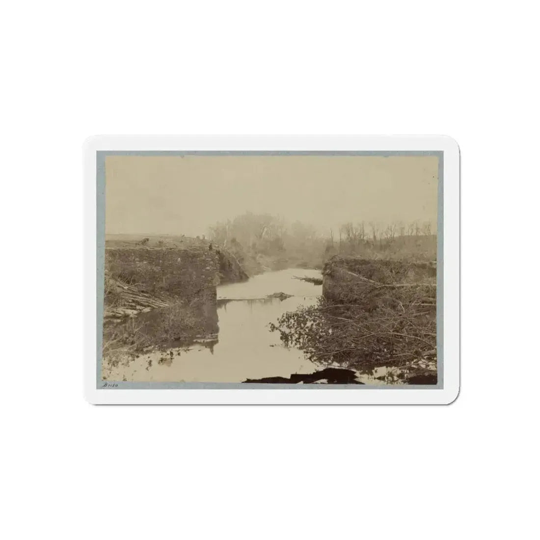 Battlefield Of Bull Run, Ruins Of The Stone Bridge 001 (U.S. Civil War) Refrigerator Magnet 6 Inch Die-Cut - The Sticker Space