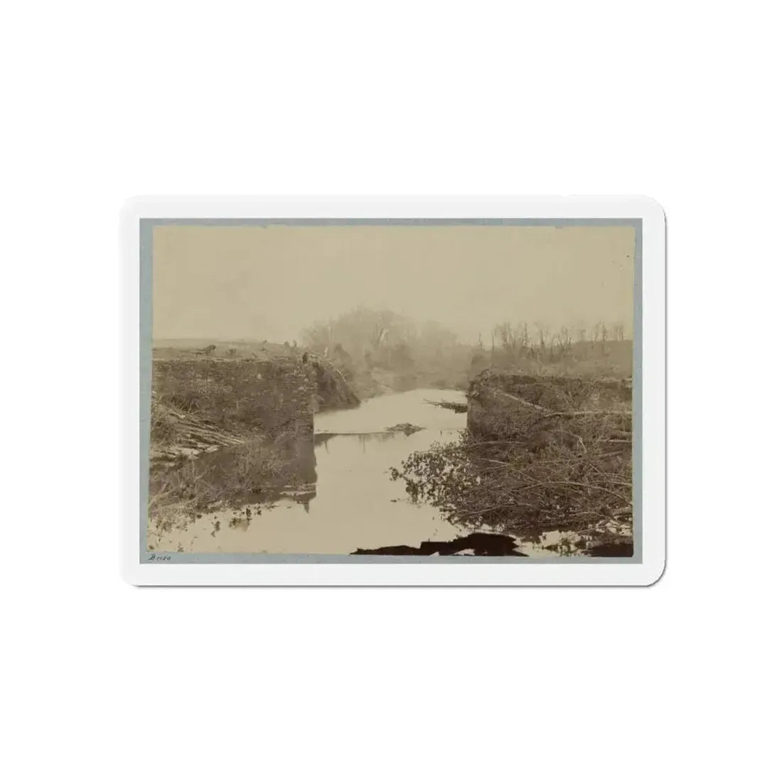 Battlefield Of Bull Run, Ruins Of The Stone Bridge 001 (U.S. Civil War) Refrigerator Magnet - The Sticker Space