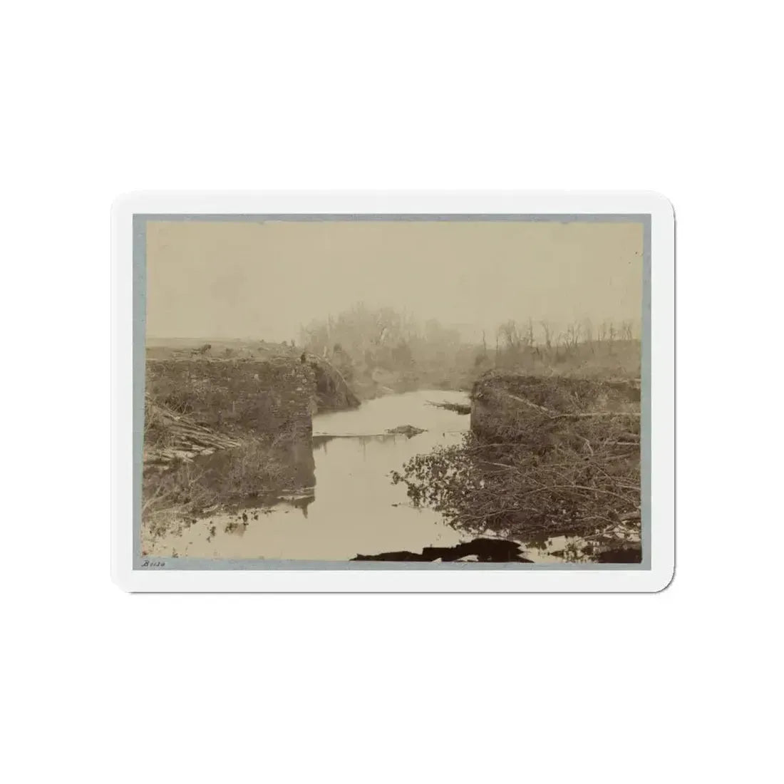 Battlefield Of Bull Run, Ruins Of The Stone Bridge 001 (U.S. Civil War) Refrigerator Magnet - The Sticker Space