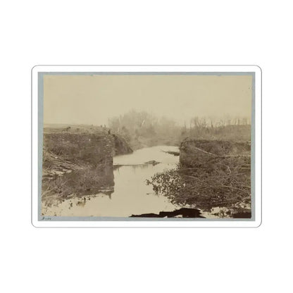Battlefield of Bull Run, Ruins of the Stone Bridge 001 (U.S. Civil War) STICKER Vinyl Kiss-Cut Decal 6 Inch White - The Sticker Space