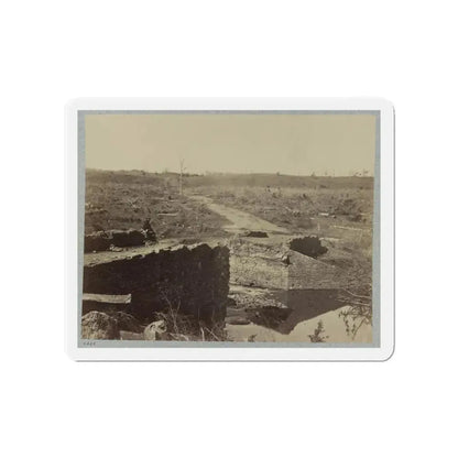 Battlefield Of Bull Run, Ruins Of The Stone Bridge (U.S. Civil War) Refrigerator Magnet 4 Inch Die-Cut - The Sticker Space