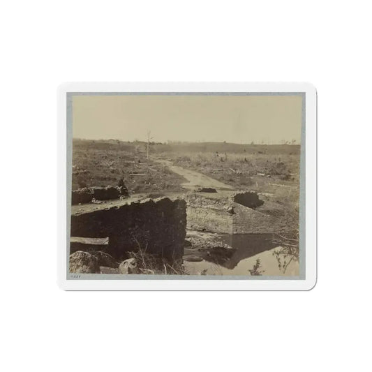 Battlefield Of Bull Run, Ruins Of The Stone Bridge (U.S. Civil War) Refrigerator Magnet 6 Inch Die-Cut - The Sticker Space