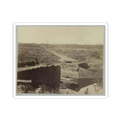 Battlefield of Bull Run, Ruins of the Stone Bridge (U.S. Civil War) STICKER Vinyl Kiss-Cut Decal 2 Inch White - The Sticker Space
