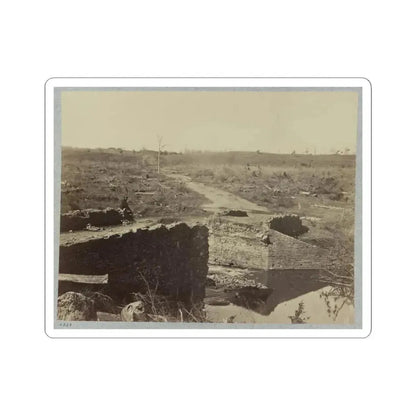 Battlefield of Bull Run, Ruins of the Stone Bridge (U.S. Civil War) STICKER Vinyl Kiss-Cut Decal 4 Inch White - The Sticker Space
