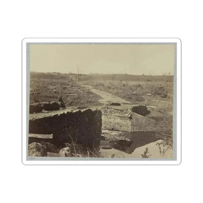 Battlefield of Bull Run, Ruins of the Stone Bridge (U.S. Civil War) STICKER Vinyl Kiss-Cut Decal 6 Inch White - The Sticker Space