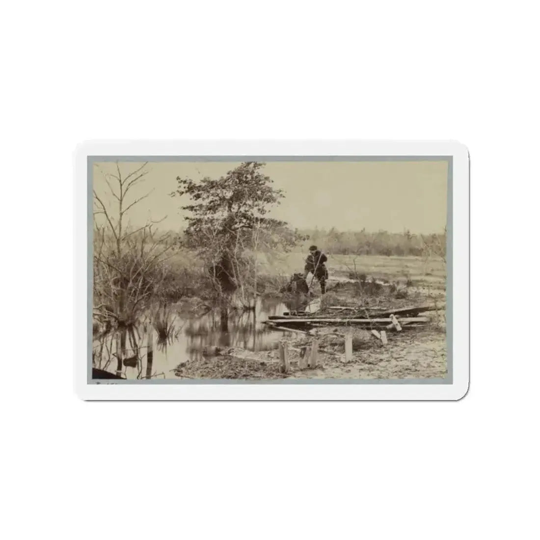 Battlefield Of Bull Run. Soldiers' Graves (U.S. Civil War) Refrigerator Magnet - The Sticker Space