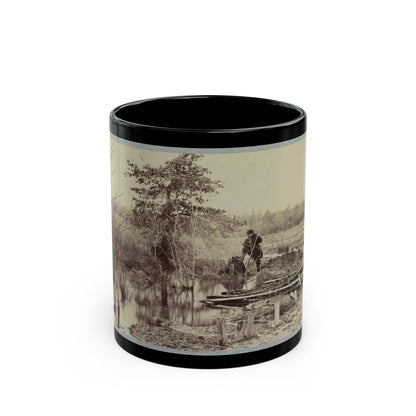 Battlefield Of Bull Run. Soldiers' Graves (U.S. Civil War) Black Coffee Mug-11oz-The Sticker Space