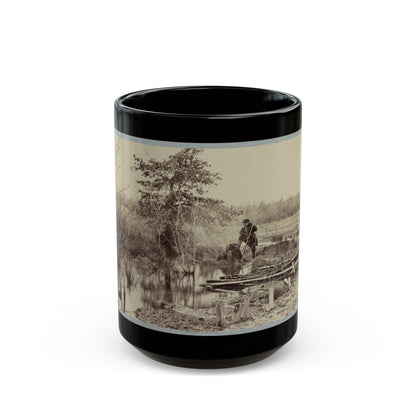 Battlefield Of Bull Run. Soldiers' Graves (U.S. Civil War) Black Coffee Mug-15oz-The Sticker Space