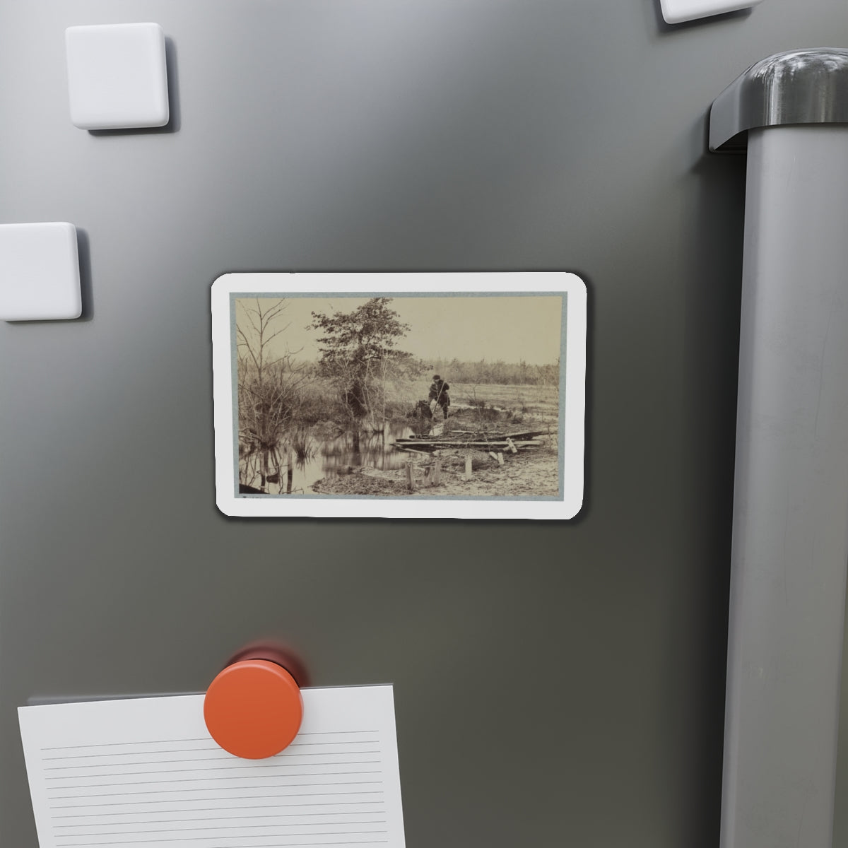 Battlefield Of Bull Run. Soldiers' Graves (U.S. Civil War) Refrigerator Magnet-The Sticker Space