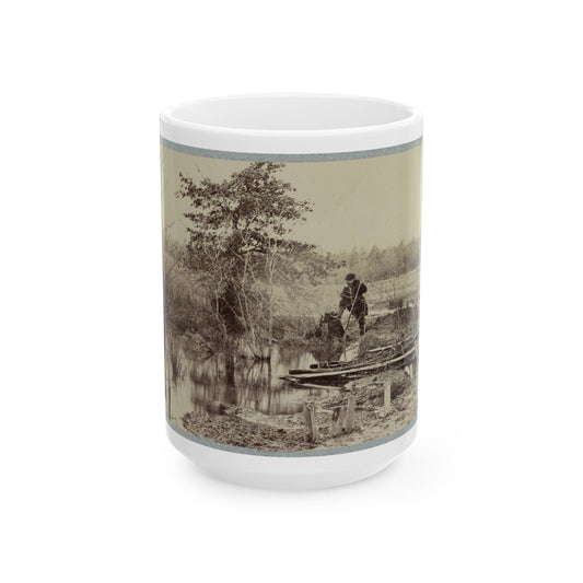 Battlefield Of Bull Run. Soldiers' Graves (U.S. Civil War) White Coffee Mug-15oz-The Sticker Space