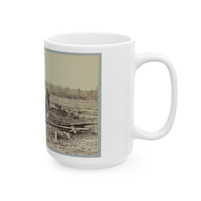 Battlefield Of Bull Run. Soldiers' Graves (U.S. Civil War) White Coffee Mug-The Sticker Space