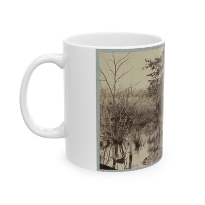 Battlefield Of Bull Run. Soldiers' Graves (U.S. Civil War) White Coffee Mug-The Sticker Space