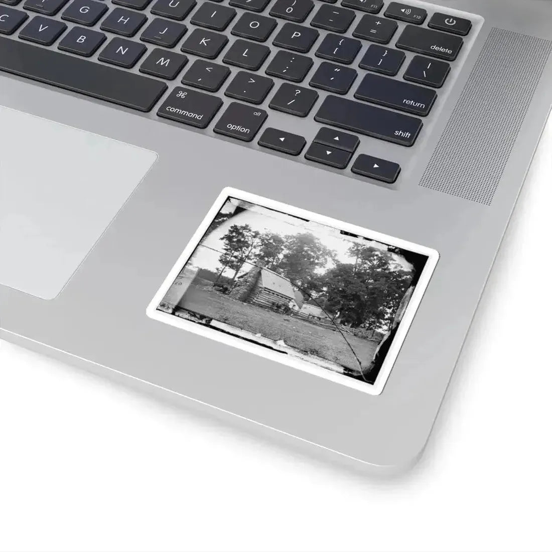 Battlefield of Cedar Mountain House Riddled With Cannon Balls in Which Gen. Winder Was Killed (U.S. Civil War) STICKER Vinyl Kiss-Cut Decal - The Sticker Space