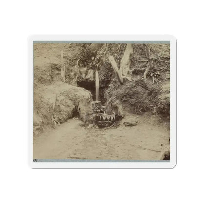 Battlefield Of Chickasaw Bayou, Miss. The Poison Spring, February, 1864 (U.S. Civil War) Refrigerator Magnet 2 Inch Die-Cut - The Sticker Space