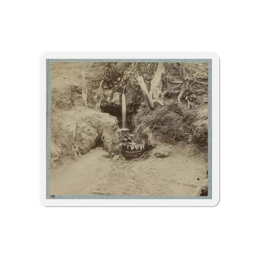 Battlefield Of Chickasaw Bayou, Miss. The Poison Spring, February, 1864 (U.S. Civil War) Refrigerator Magnet - The Sticker Space