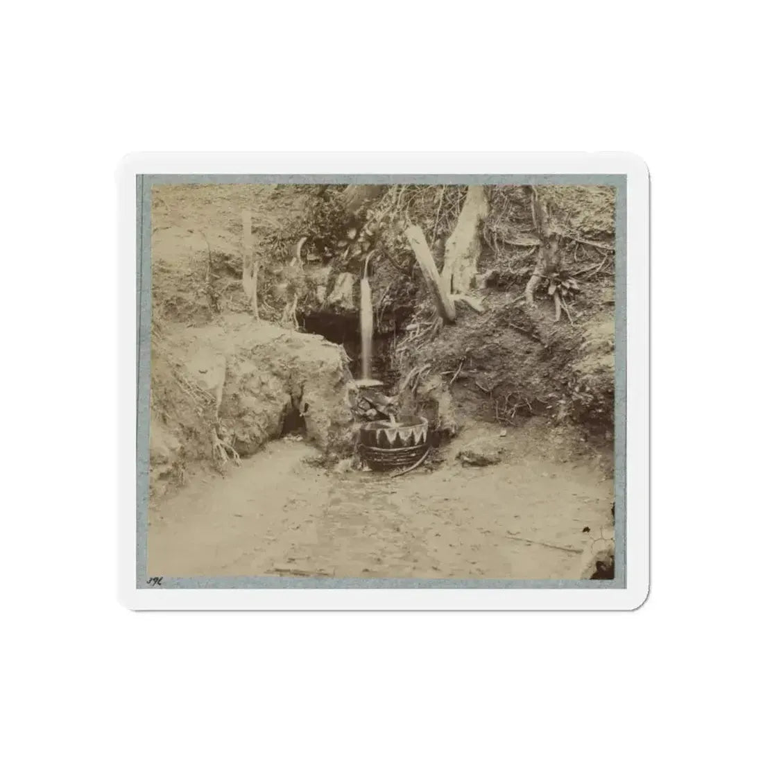 Battlefield Of Chickasaw Bayou, Miss. The Poison Spring, February, 1864 (U.S. Civil War) Refrigerator Magnet - The Sticker Space