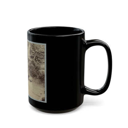 Battlefield Of Chickasaw Bayou, Miss. The Poison Spring, February, 1864 (U.S. Civil War) Black Coffee Mug-The Sticker Space