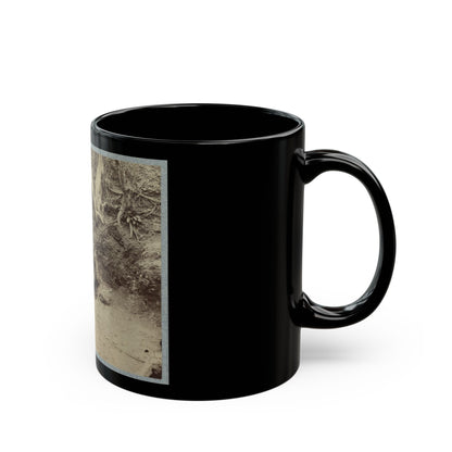 Battlefield Of Chickasaw Bayou, Miss. The Poison Spring, February, 1864 (U.S. Civil War) Black Coffee Mug-The Sticker Space