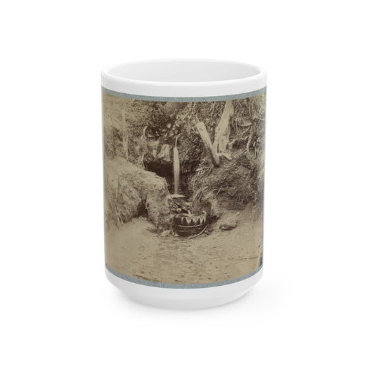 Battlefield Of Chickasaw Bayou, Miss. The Poison Spring, February, 1864 (U.S. Civil War) White Coffee Mug