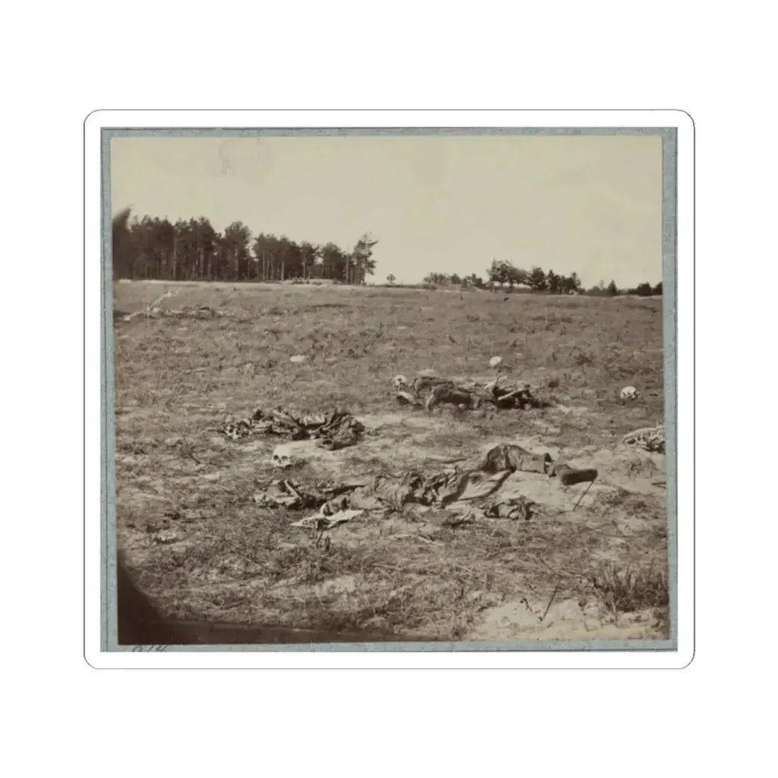 Battlefield of Gaines' Mill, Va. (U.S. Civil War) STICKER Vinyl Kiss-Cut Decal 2 Inch White - The Sticker Space