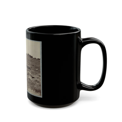 Battlefield Of Gaines' Mill, Va. (U.S. Civil War) Black Coffee Mug-The Sticker Space