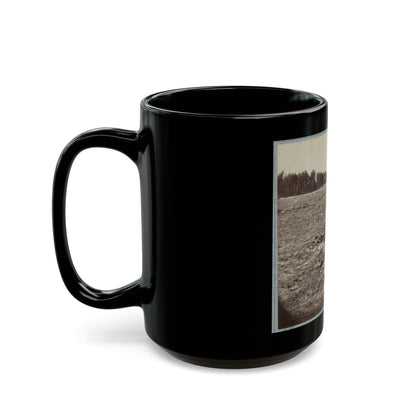 Battlefield Of Gaines' Mill, Va. (U.S. Civil War) Black Coffee Mug-The Sticker Space